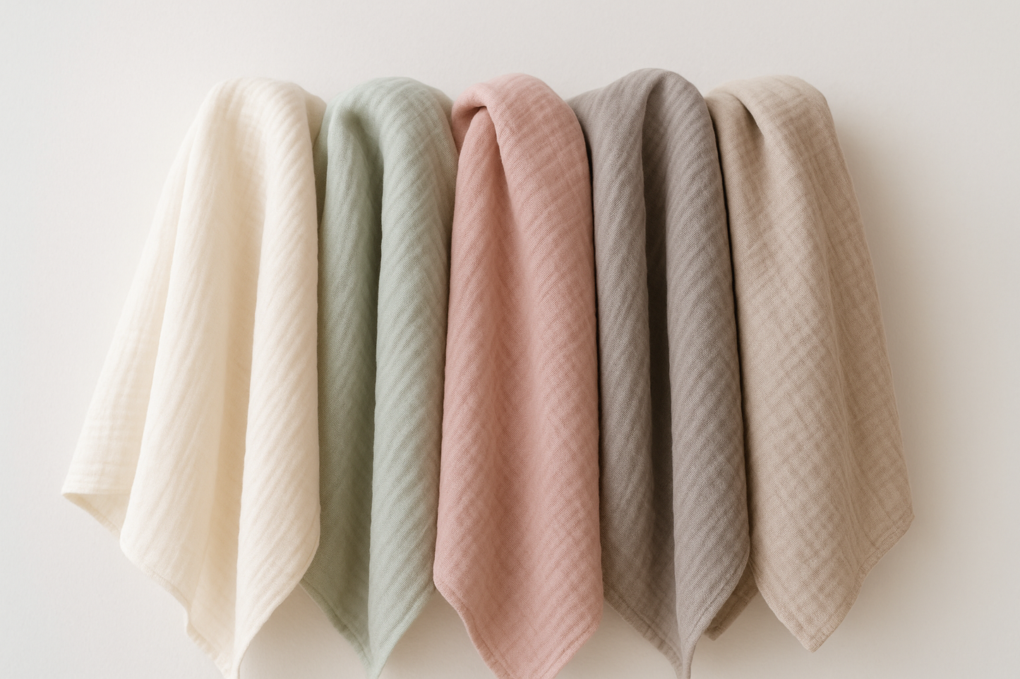 Muslin Swaddle Blanket Color Options
