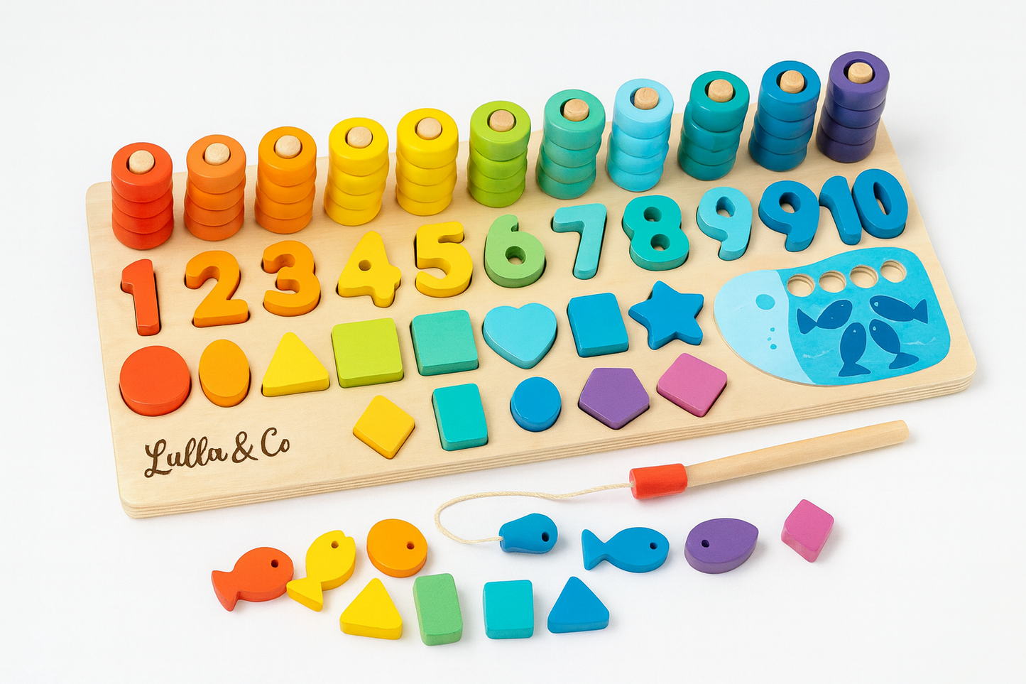 7-in-1 Wooden Montessori Educational Toy