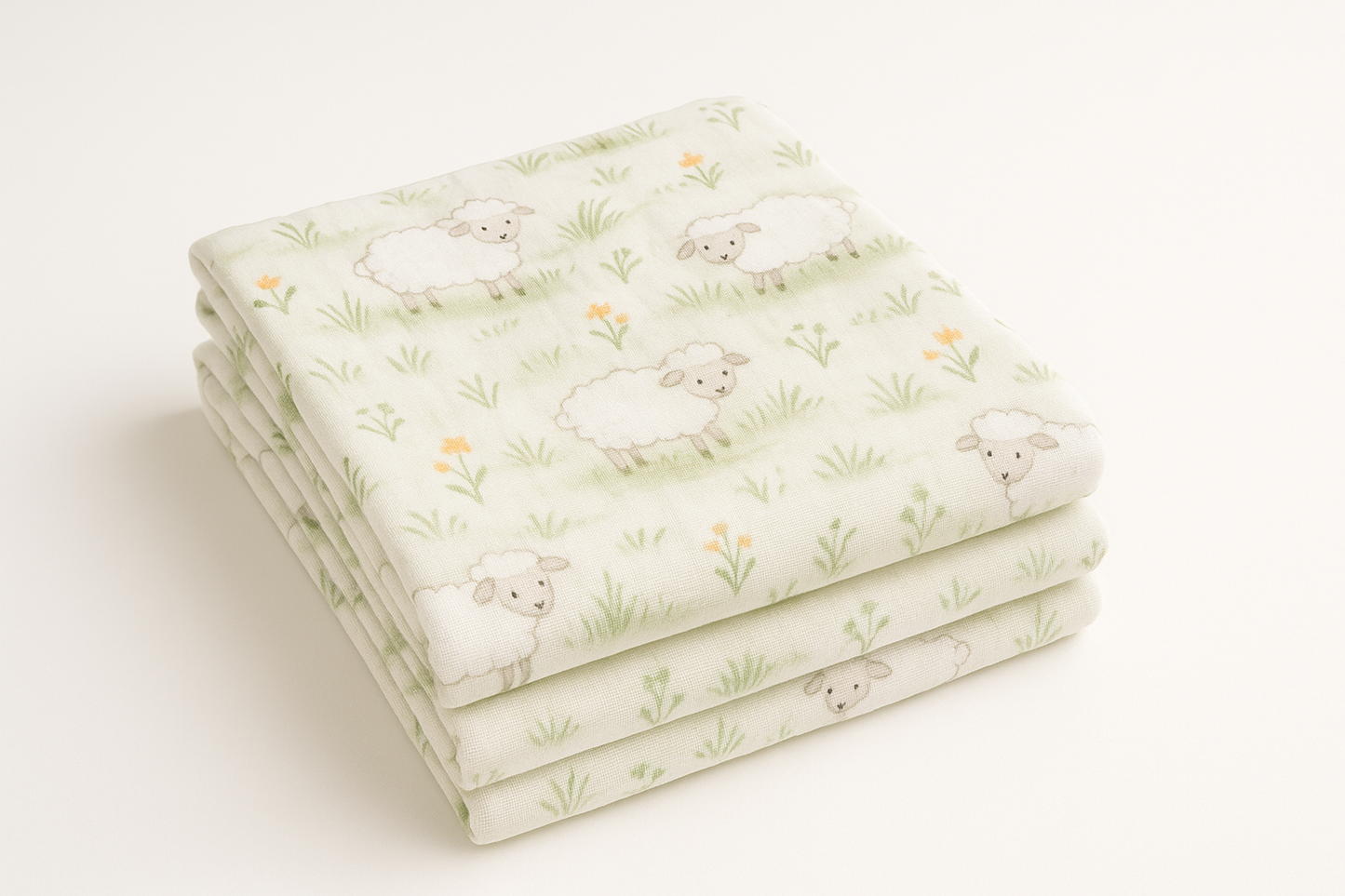 Sheep Grassland Design Swaddle Wraps