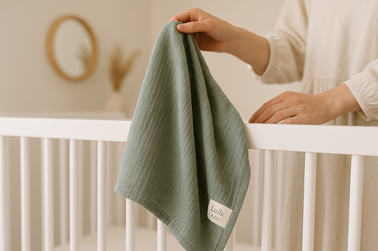 Sage Green Muslin Swaddle Blanket