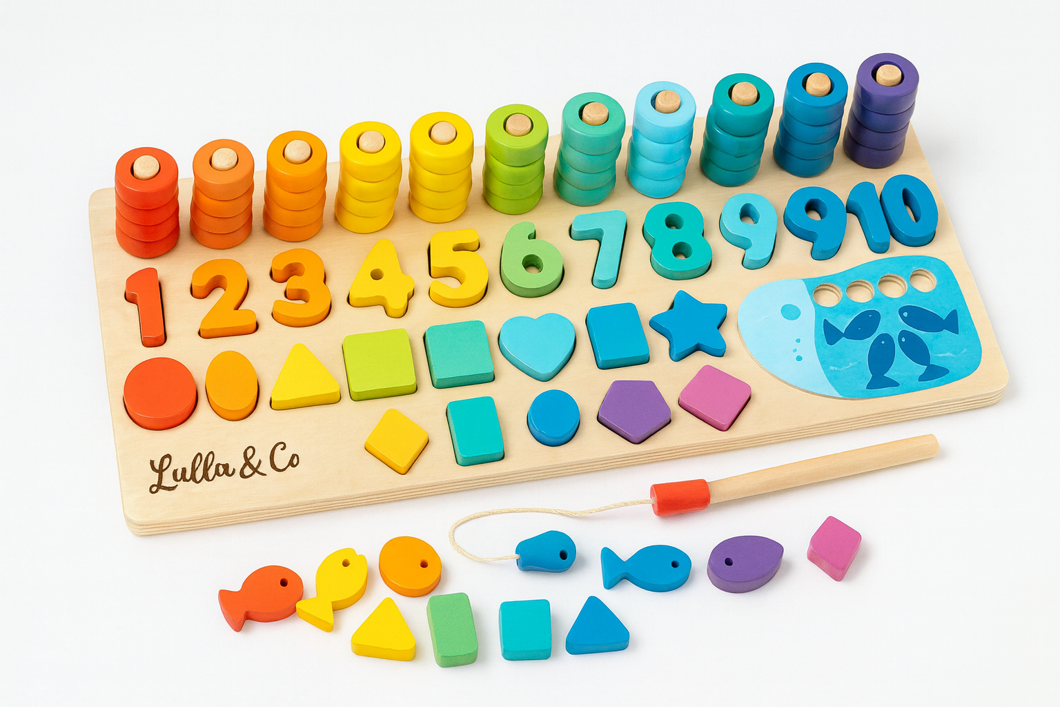 7-in-1 Wooden Montessori Educational Toy