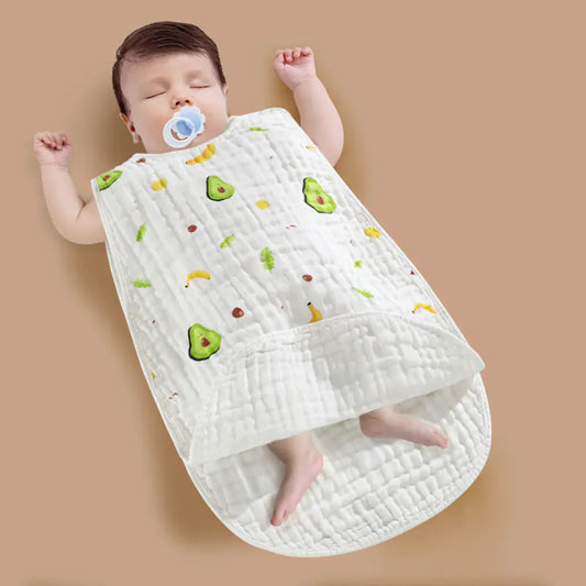 Cotton Summer Sleep Sack for Infants with Leg Split
